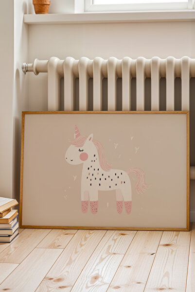 HİGUERA Unicorn and Stars - Πίνακας Παιδικού και Βρεφικού Δωματίου με Φυσικό ...