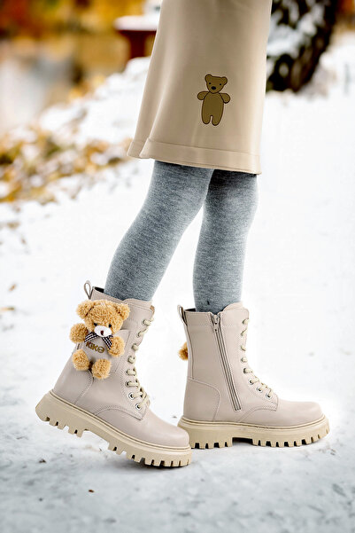 Almues Παπούτσια για κορίτσια με φερμουάρ Karamazı Stanko Teddy Bear