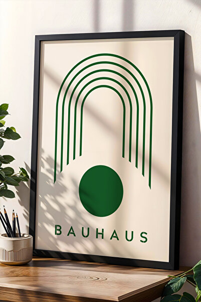 Opak Design Πράσινο στυλ Bauhaus Μινιμαλιστική Γεωμετρική Τέχνη Αφηρημένη Ζωγ...