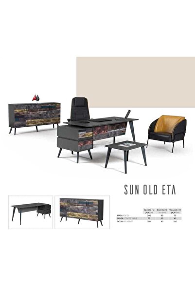 ENG OFİS MOBİLYALARI SUN OLD ETA MODERN YÖNETİCİ TAKIMI