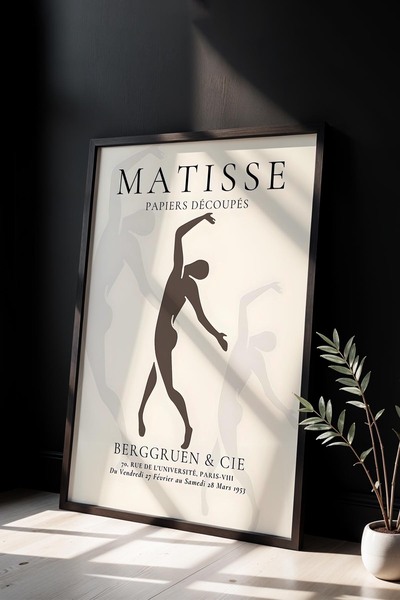 Opak Design Μινιμαλιστική αφηρημένη τέχνη σε στυλ Bohemia Matisse Ζωγραφική τ...