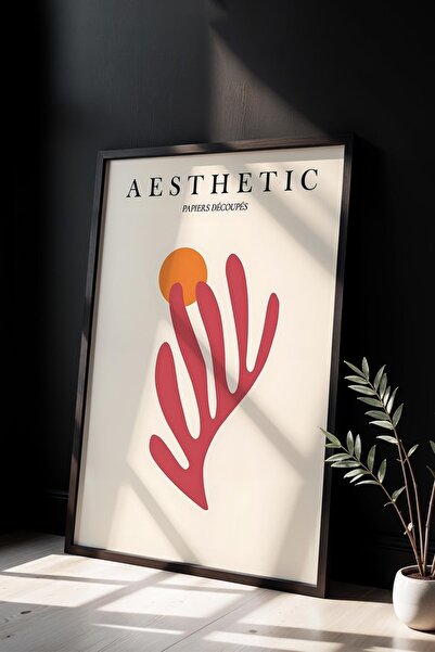 Opak Design Βοτανική Σειρά Floral Minimalist Matisse Πίνακας τοίχου με φυσικό...