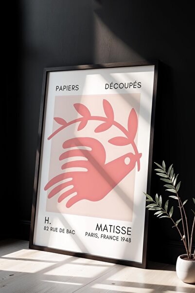 Opak Design Βοτανική σειρά Dusty Pink Floral Matisse Ζωγραφική τοίχου με φυσι...