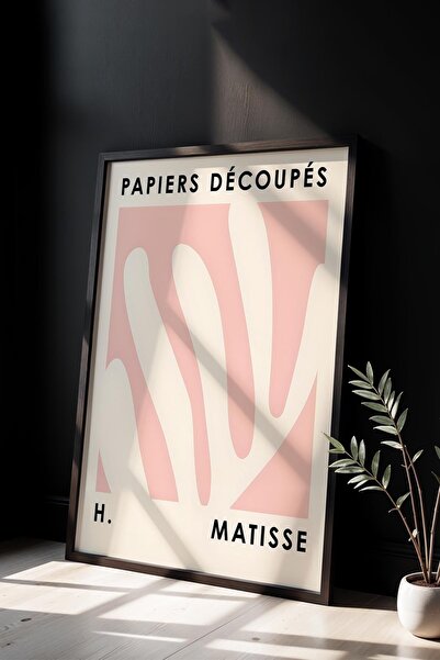 Opak Design Βοτανική σειρά Dusty Pink Floral Matisse Ζωγραφική τοίχου με φυσι...