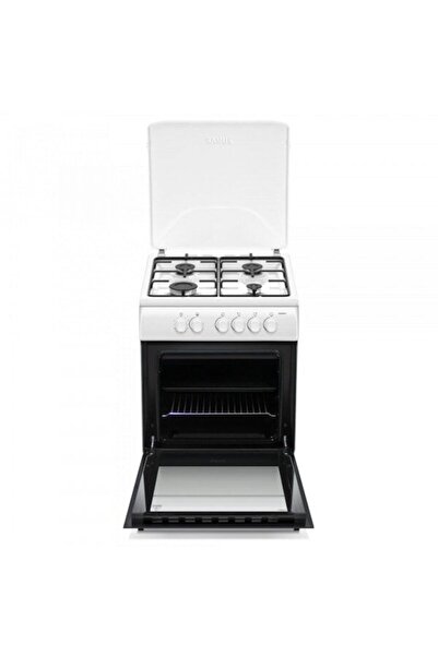 Samus Gas stove SM664ABS, 4 gas burners, Gas oven, Hob + oven safety, Timer