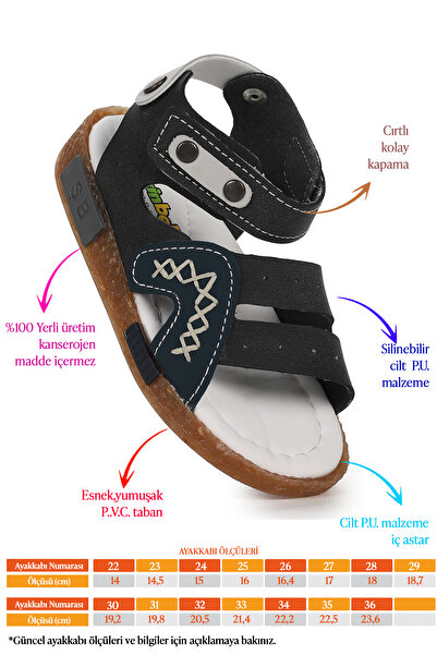 Şirin Bebe Karamazı Boys' Sandals Şb 2498-07