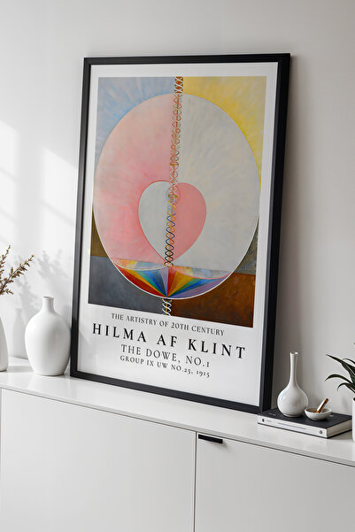 Opak Design Hilma Af Klint - Spiritual Geometry - Ζωγραφική τοίχου με ξύλινο ...