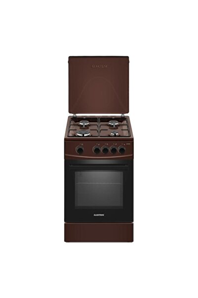 ALBATROS Aragaz AL452MBS, 4 arzatoare pe gaz, Cuptor pe gaz, 52 L, Siguranta plita si cuptor