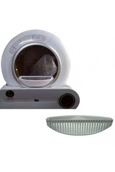 Golden cat ملحقات صندوق قمامة القطط الأوتوماتيكي، سلة المهملات أسفل الباب، فلتر تهوية الشاشة