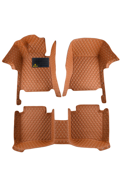 Miren Volkswagen Jetta 2013-2019-Premium Suni Deri 5D Havuzlu Oto Paspas – Ka...