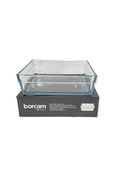 Paşabahçe Borcam Premium Kare Tepsi Set (BÜYÜK 4100cc Ve KÜÇÜK2400cc) Orjin. Kutuludur