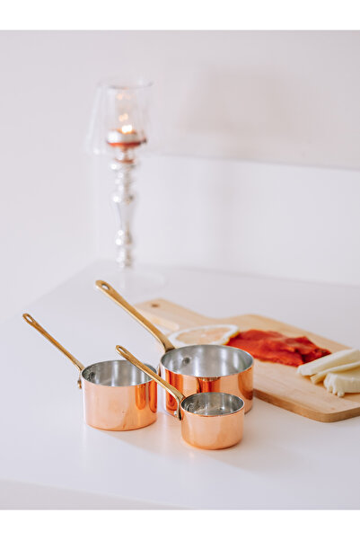 Bakır Concept Copper Caçerol Set of 3