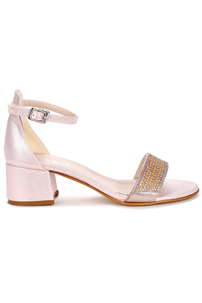 KARAMAZI 761 Vakko Günlük Kız Çocuk 3 cm Topuk Sandalet Ayakkabı