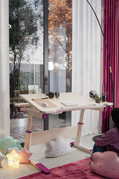 Creo Mobili Sirius Simple Çocuk Odası Masası Yükseklik ve Eğim Ayarlı Çalışma...