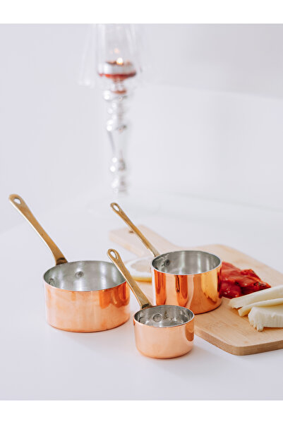 Bakır Concept Copper Caçerol Set of 3