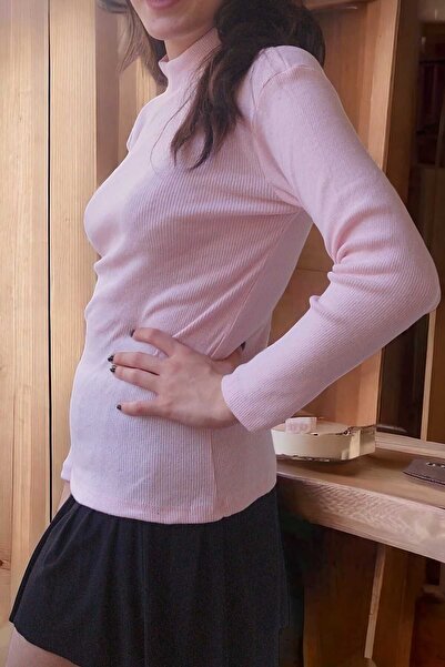 Aslında Look Ribbed Long Sleeve Lycra Flexible Bady