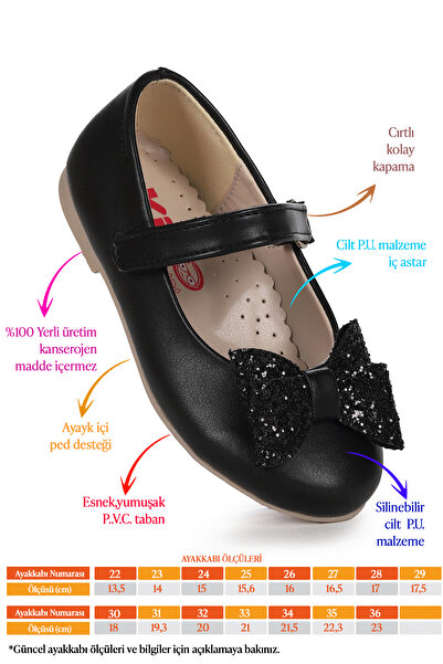 KARAMAZI Παπούτσια μπαλαρίνας για κορίτσια με φιόγκο με Velcro Babe Skin