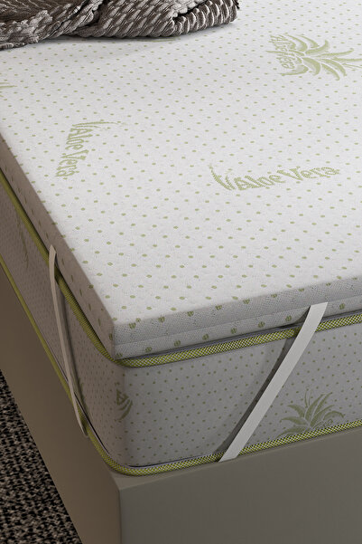 Mobpazar Yatak Pedi, Kuş Tüy Süngerli, Full Ortopedik Aloevera Yatak Pedi, Öi...