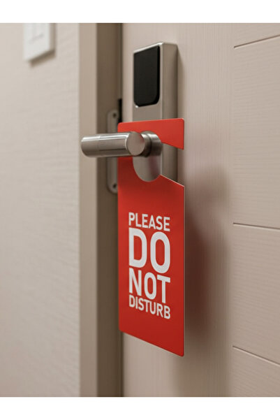 HOMEMADES Dont Disturb Door Handle Hanger Warning sign  ( 2 ADET)
