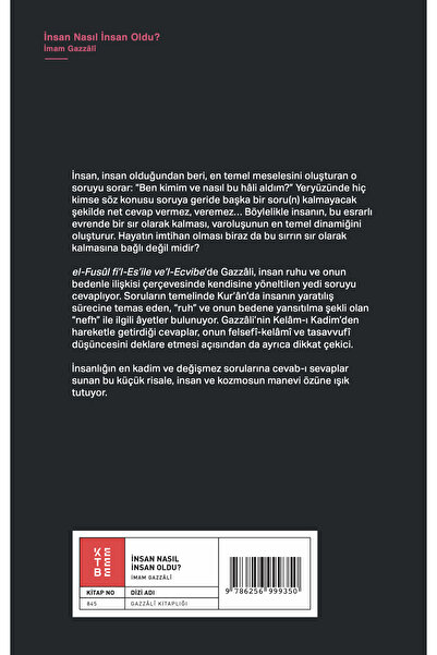 Ketebe İnsan Nasıl İnsan Oldu? - İmam Gazali