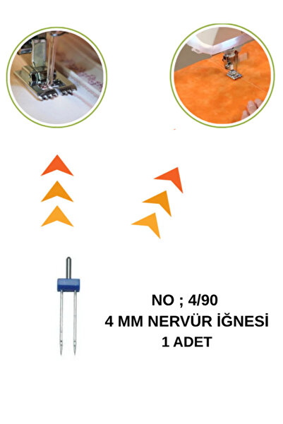 dm dikişmarket singer Zetina Bindallı Kiwi Dikiş Makinası Çift Iğne 4MM