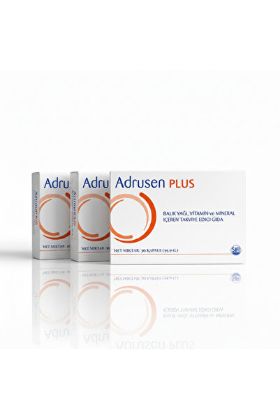 Sifi Adrusen Plus 3’lü Set 30 Kapsül x3 – Göz Vitamini Lutein Zeaksantin Takv...