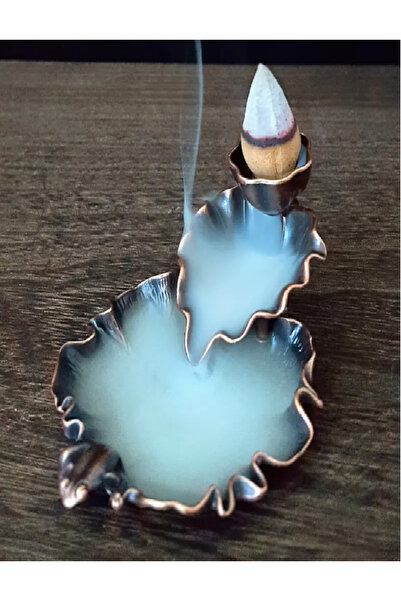 Ledman teknoloji Küçük Kurbağa Lotus Tütsülük – Dekoratif Konik Tütsü Tutucu,...