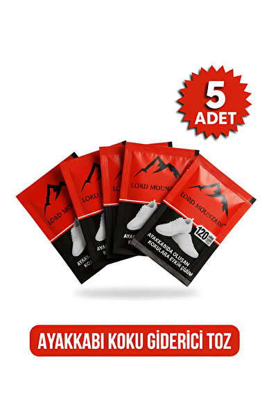 Lord Mountain LMSPC Ayakkabı Koku Giderici Toz . Ayakkabı Kokusu Önleyici 5 ADET
