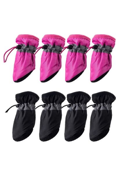 Genel Markalar Köpek Ayakkabı Yumuşak Kapalı ve Açık Yürüyüş Koşu Eğitim Için 4 Adet