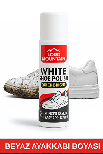 Lord Mountain Beyaz Ayakkabı Boyası – Hızlı ve Kolay Beyazlık 75ml