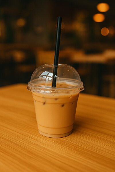 DODO PACK 8 OZ ŞEFFAF PET BARDAK, 250 CC, BASKISIZ, BOMBE KAPAK DAHİL 100 ADET