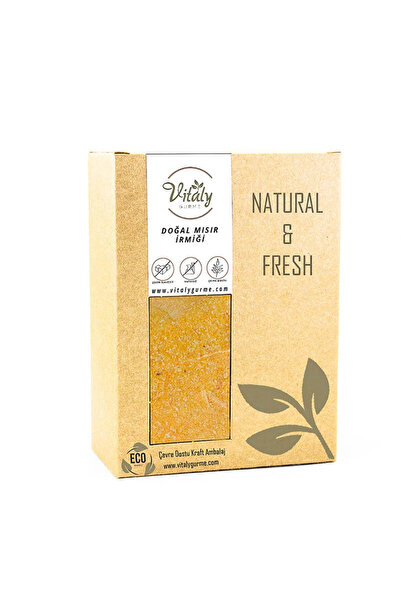 Vitaly Gurme Doğal Mısır İrmiği 250 g – Katkısız, Doğal, Glutensiz ve Besleyi...