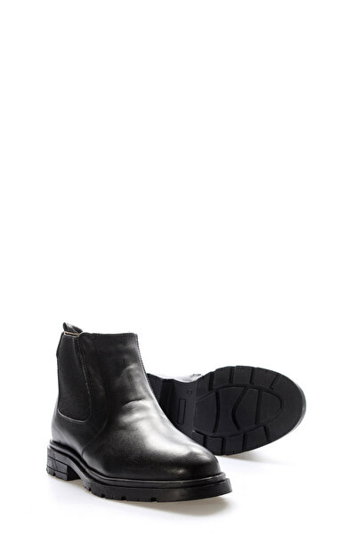 FAST STEP Ανδρικά Αθλητικά Μποτάκια - Γνήσιο Δέρμα και Γούνα Λεπτομέρεια 951KMA99