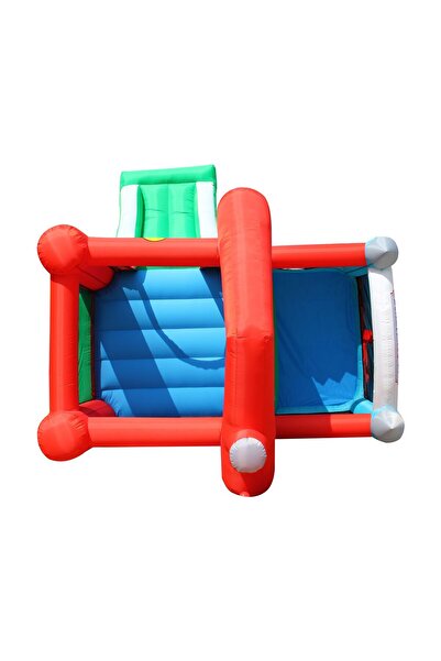 Happy Hop Happy House inflatable mattress with ball playground, slide and jumping area
