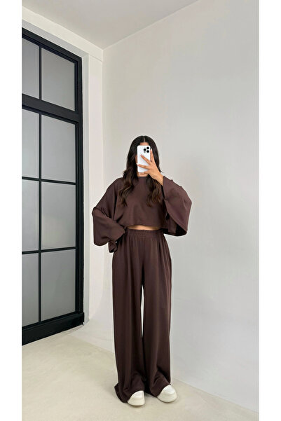 solena sln Dámská halenka s netopýřími rukávy a kalhoty Modal Set