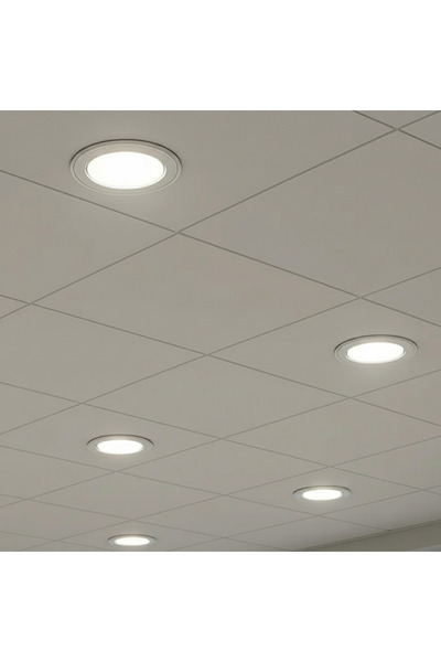 Özcan Aydınlatma Sıva Altı Led Panel Camlı Yuvarlak 15watt