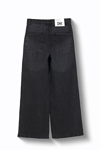 Numuu Kız Çocuk Geniş Paça Kot Pantolon
