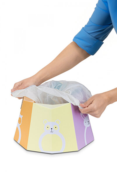 Babyjem Patterned Cardboard Travel Potty with 6 Spare Bags
