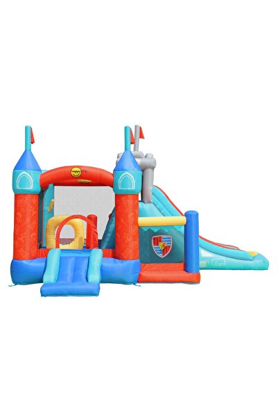 Happy Hop Playcenter 13in1 inflatable mattress, 2 slides, climbing area, jumping area, playground, basketball hoop