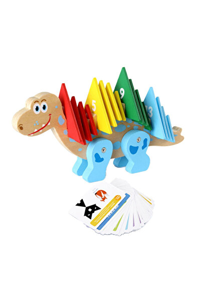 Toyska Joc sortare si recunoastere tipare din lemn Dinozaur, multicolor