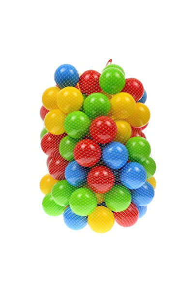 Toyska Mingiute de plastic, 100 de bile, diametru 6.5 cm, multicolor