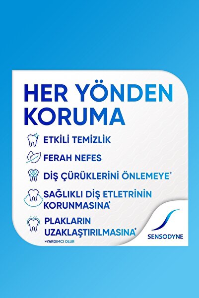 Sensodyne Total Care White. 50 Ml Diş Macunu Tam Koruma Beyazlatıcı 1+1 x3 Adet