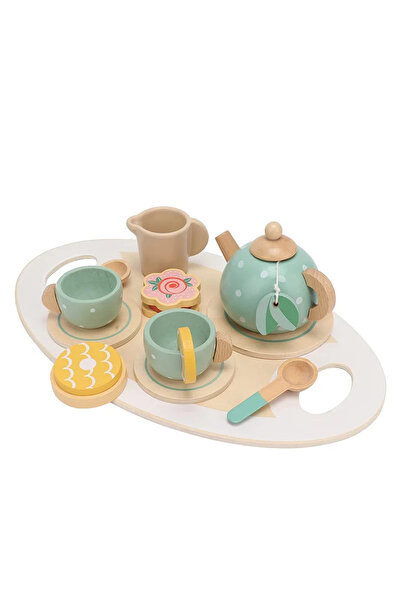 KABI Set de Ceai din lemn Afternoon Tea, 15 piese, multicolor