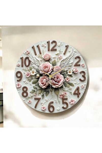 AA Shop Renkli Baskı Desenli Sayılı Yılbaşı Hediyelik Ahşap Sessiz Tablo Duva...