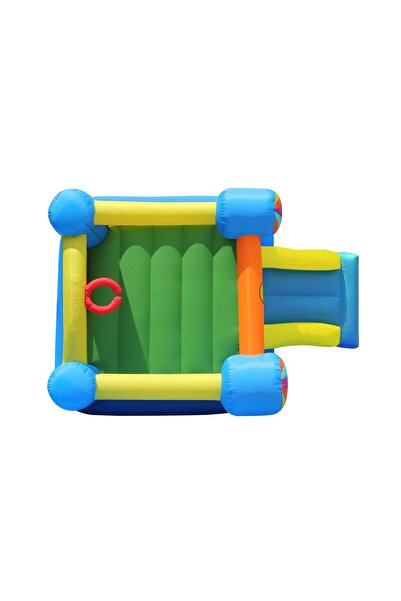 Happy Hop Party Clouds inflatable mattress with jumping area and slide