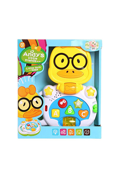 Toyska Интерактивен лаптоп, бебешка играчка пате