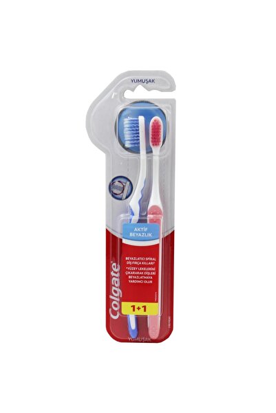 Colgate Active Whitening Toothbrush 1+1 Soft
