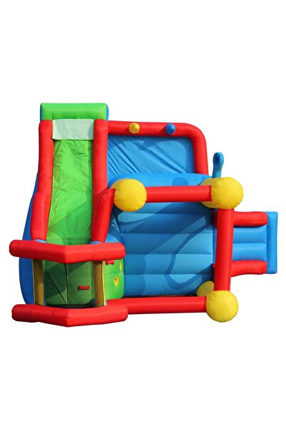 Happy Hop Play Center 7in1 inflatable mattress, two slides, climbing area, jumping area, playground, balls
