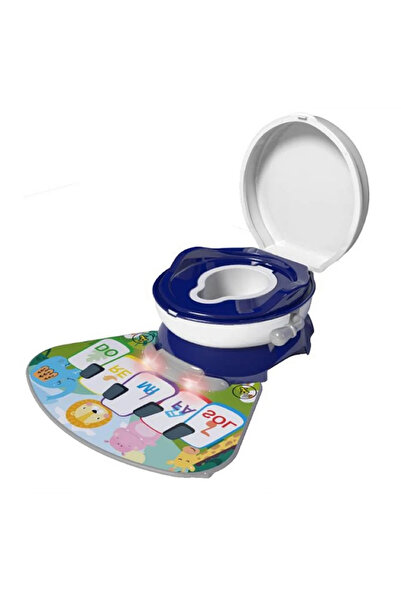 Toyska Potty with Removable Reducer and Musical Mat 4 in 1, Navy Blue