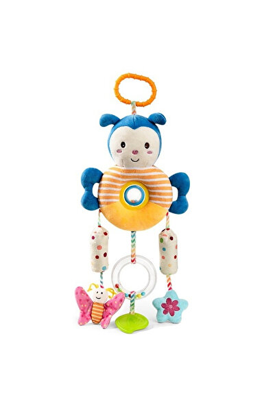 Toyska Jucarie bebe zornaitoare de agatat pentru patut/carucior Albina, multi...